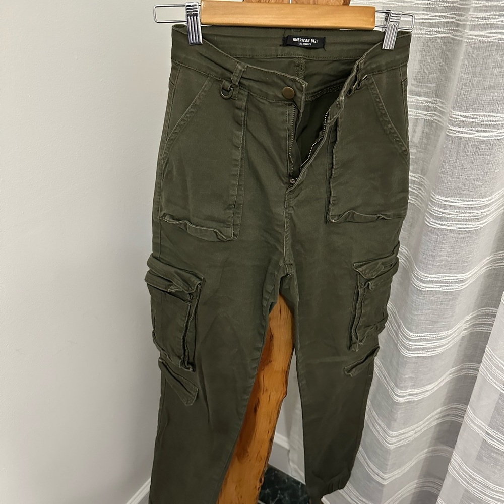 American Bazi Olive Cargo Pants